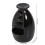 Ceramic Backflow Incense Burner Holder Stand Cones 11x6.5cm Black 9
