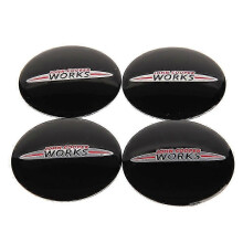 4 piezas de 56mm aluminio Jcw Tapacubos de ruedas Emblema para Mini Cobre R50 R52 R53 R55 R56 R57 R58 R59 R60 R61 R62 F55 F56