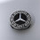 Κεντρικά καπάκια τροχών Mercedes-Benz 75mm, Μαύρα, 4τμχ - Καπάκια πλήμνης Wheat Spike 5