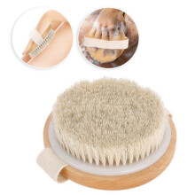 Soft Hair Bath & Body Brush Skin Cleansing Shower Brush with Massage Feature