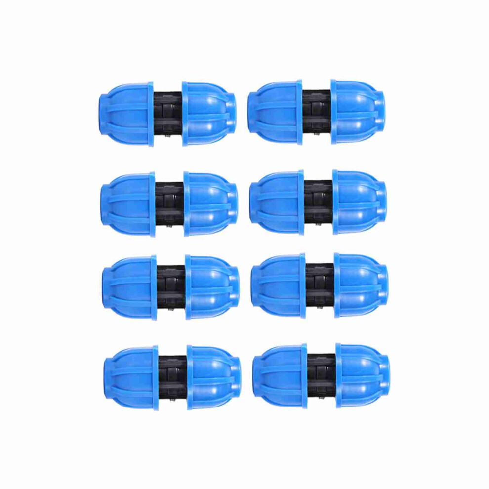 5Pcs 20Mm Pe Plastic Water Pipe Connectors Straight Fittings 8251393243167