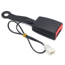 1 PCS Voorstoelgordel Veiligheidsgordel Slot Sluiting Sluiting Camlock Stekker Waarschuwingskabel