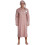 Camicia da notte Henley da uomo camicia da notte a righe a maniche lunghe con cappello da notte 5