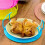 Microwave Heating Layered Steaming Tray Double-Layer Rack Bowl Rack Storage Rack Tools Kitchen Accessories Blue 5