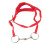 Comfortable Red Horse Bridle Rein Harness 11