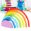 Natural Wood Rainbow Bridge Blocks 10