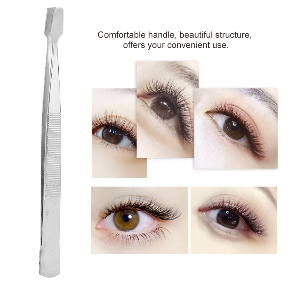 Precision Stainless Eyelash Tweezers