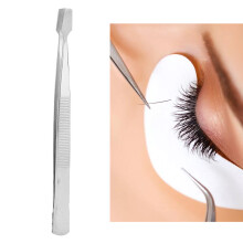 False Eyelash Application Tweezers Stainless Steel Eyelash Grafting Tool
