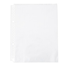 Packung mit 200 A5 Clear Punched Pockets – Kunststoff-Poly-Ordner