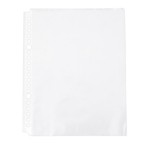 Packung mit 200 A5 Clear Punched Pockets – Kunststoff-Poly-Ordner