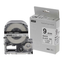 For Epson Tape Lw-300 Lw-400 Lw-600p Lw-700 Lw1000p 9mm Etiketttape For Epson Label Maker Skriver Svart på hvit