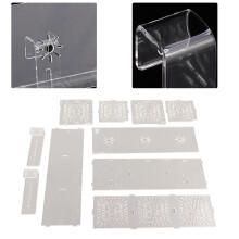 Acrylic Fish Breeding Box 12cm Clear Hatchery Incubator for Fish Isolation (C)