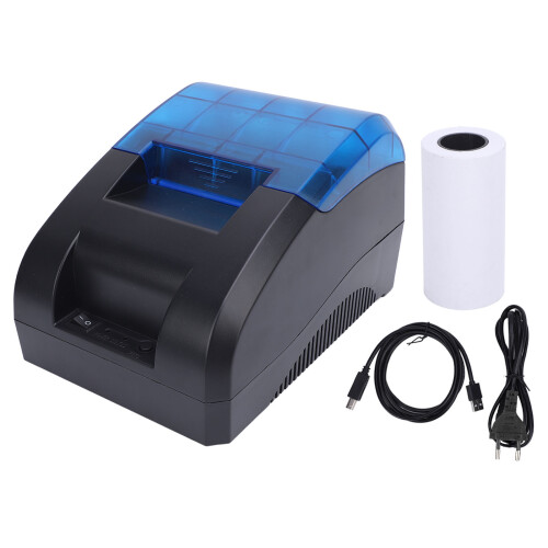 58mm Tragbarer Thermoquittungsdrucker 203dpi USB Bluetooth EU-Stecker 1