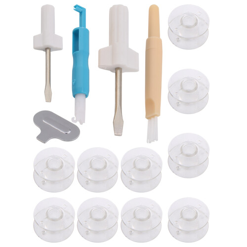 Sewing Machine Tools Set with Threader, Shuttle, Needles & Storage Case 1