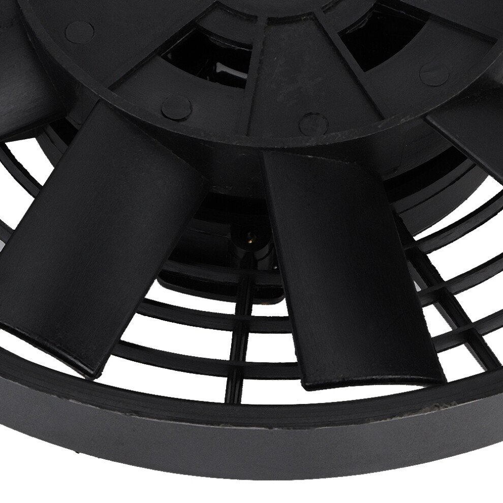 12V 80W 9 Inch Universal Curved Blade Car Air Conditioner Cooling Fan 8421393306340