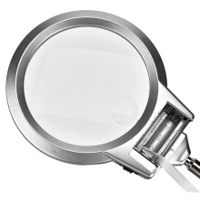 Flexible Magnifier with Desk Clamp and LED Light for Jewelry & Watch Repair
