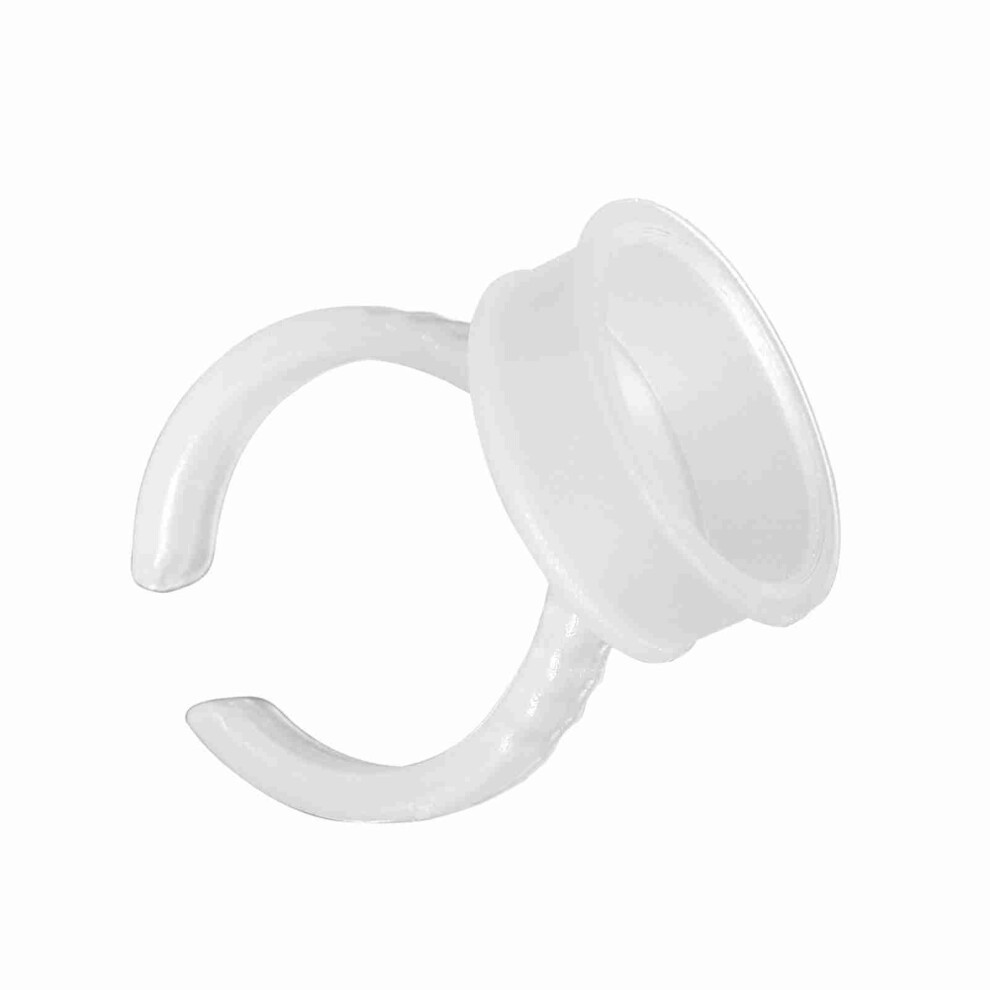 Disposable Eyebrow Tattoo Ink Rings 100pcs Large Size, Safe & Eco-Friendly