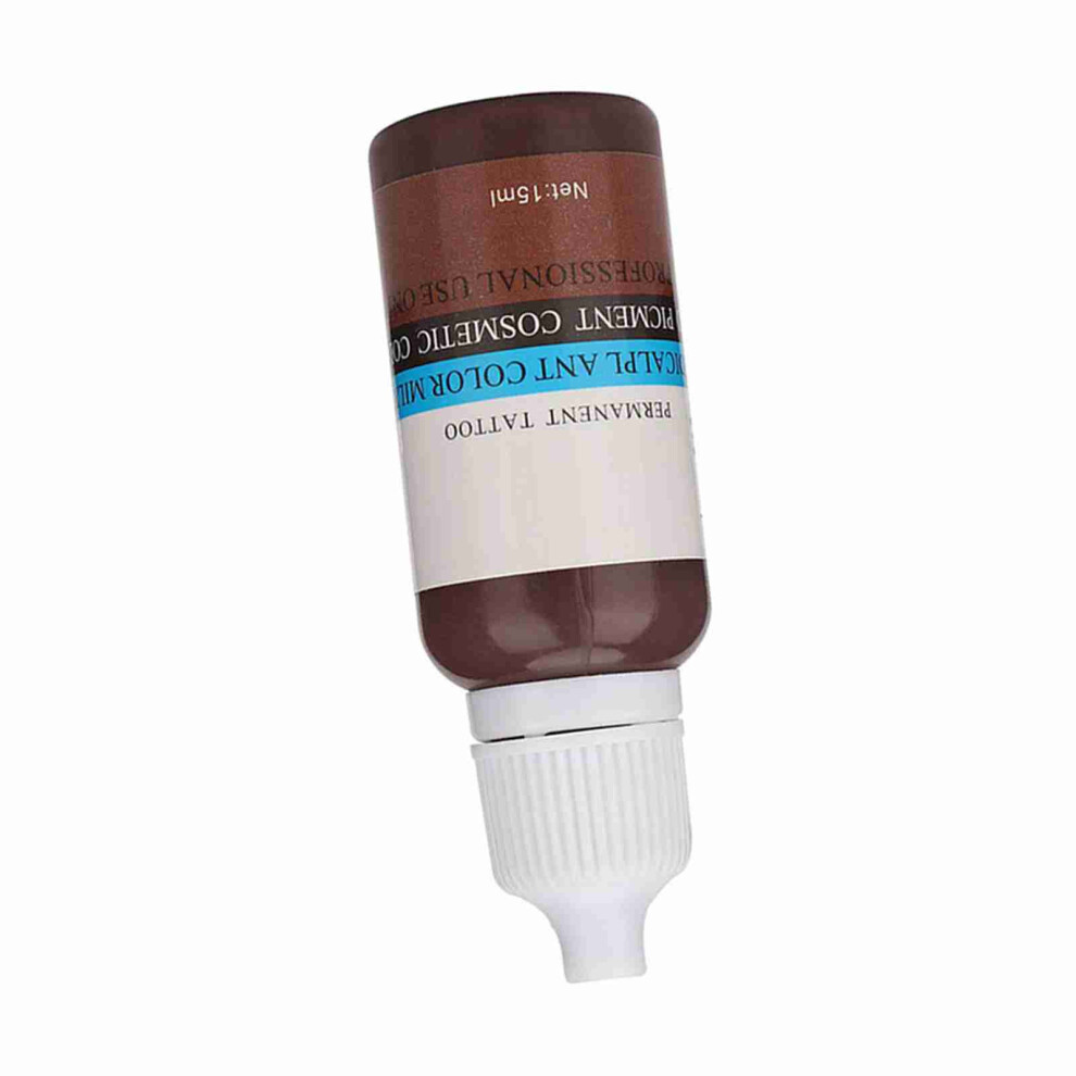 Light 15Ml Plant Pigment Permanent Eyebrow Lip Eyeliner Tattoo Coffee