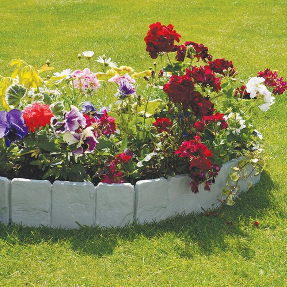 10Pcs Collapsible Pp Garden Edging Fence 2523Cm For Lawn & Flower Beds 4011393248548