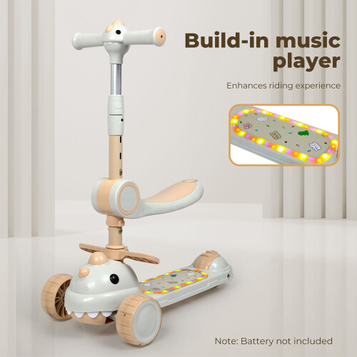 Dekko Kids Scooter Foldable Flip-able Seat 2