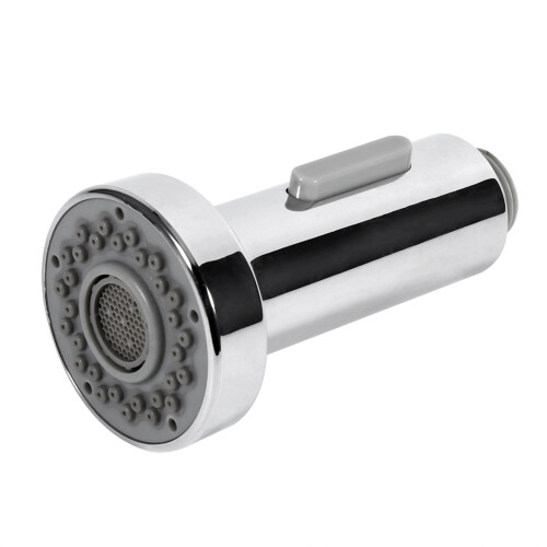 Chrome Dual Mode Kitchen Faucet Spray Head 5.5x10cm Durable & Water Saving
