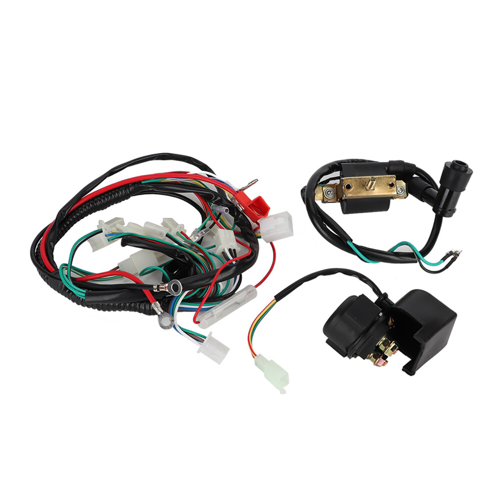 Wiring Harness Kit For 50Cc-125Cc Atv Quad Bike With Cdi & Coil 8461393250014