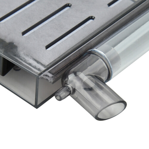Aquarium Pneumatic Water Filter 20L, 19.3*17.8cm, Transparent Grey 2