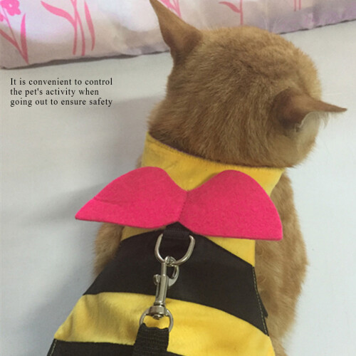 Bee-Shaped Pet Harness with Lead Rope 2