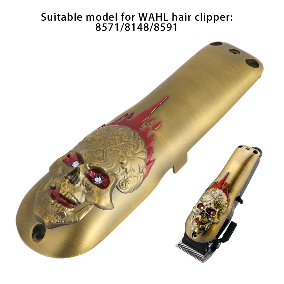 Gold Premium Zinc Alloy Hair Clipper Front Cover For Wahl 8571/8148/8591