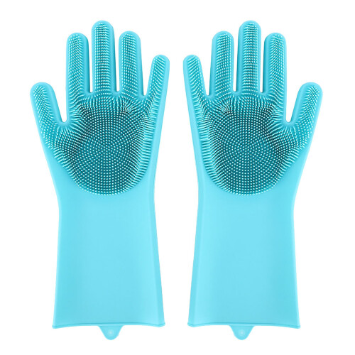2Pcs Silicone Pet Bathing Gloves, Waterproof, Multifunctional Cleaning Tool