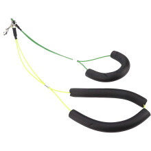 Adjustable Pet Grooming Leash for Dogs - Yellow and Green, 62cm/50cm
