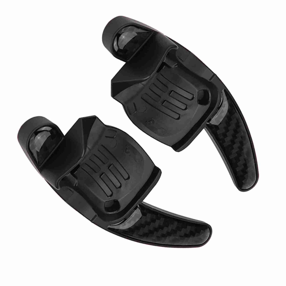 2Pcs Car Steering Wheel Shift Paddles For Vw Golf 6 Passat B6 Jetta Mk5 Black 7901393252928