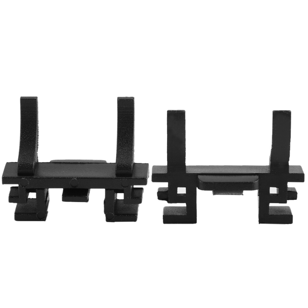 2Pcs H7 L14 Car Headlight Adapter Holders For Ford, Land Rover, Fiat Black 9301393253730