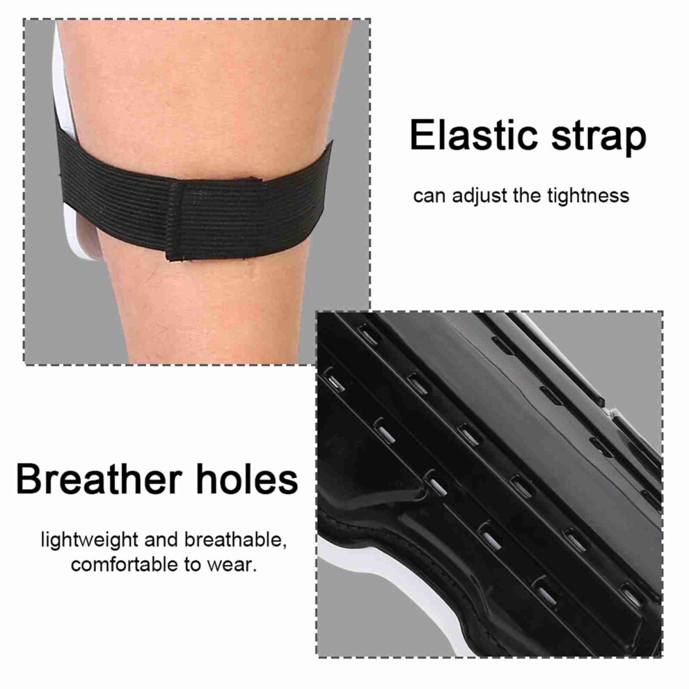 Shockproof Football Shin Guards Black Adults