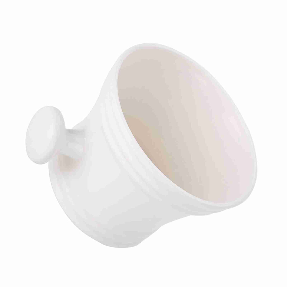 Cream/White Plastic Shaving Soap Bowl Bowl MenâS Grooming, 11X11x8cm