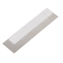 DIY Rhinestone Embroidery Painting Ruler, 12.5x3cm, Stainless Steel