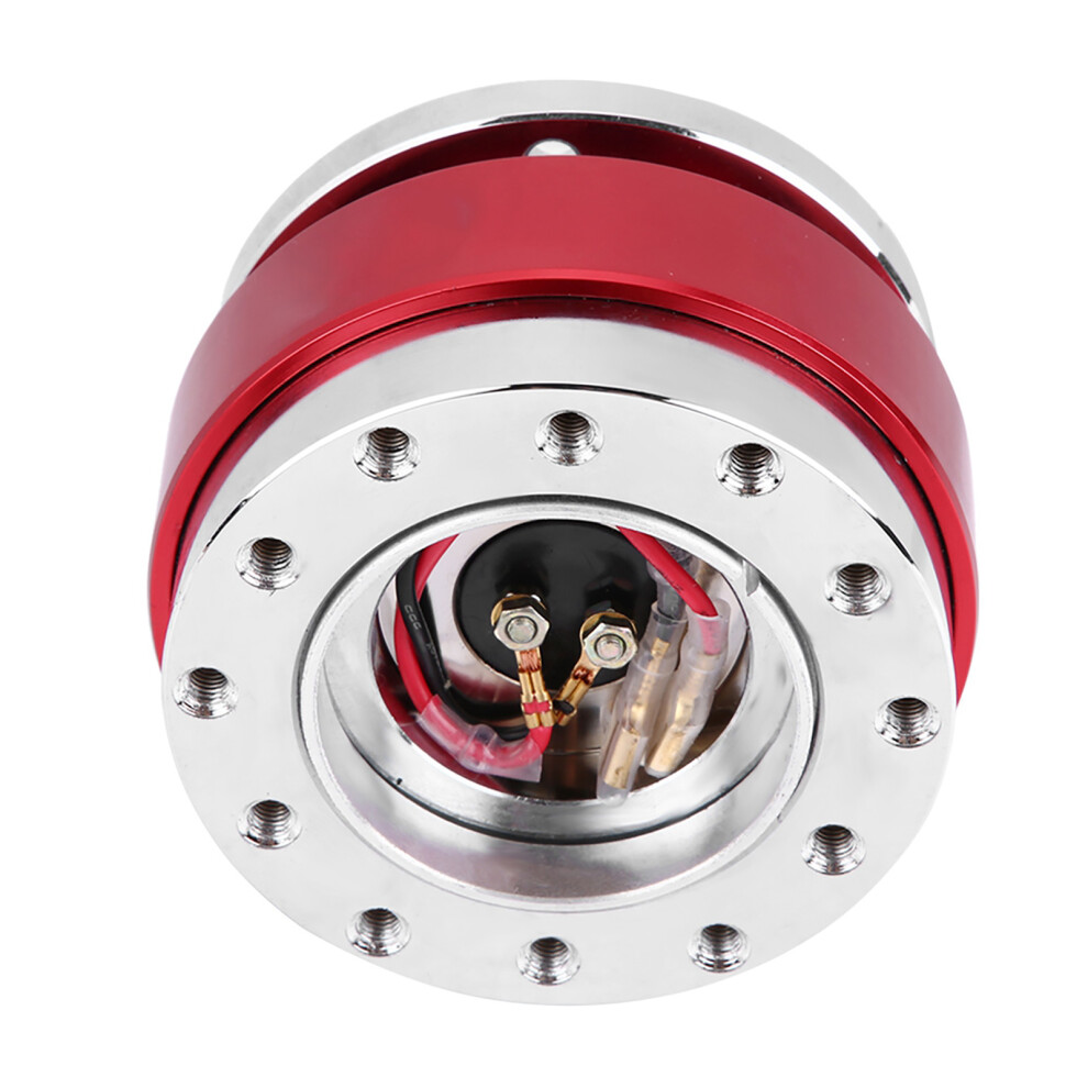 Quick Release Steering Wheel Hub For Racing Red 7293282576520