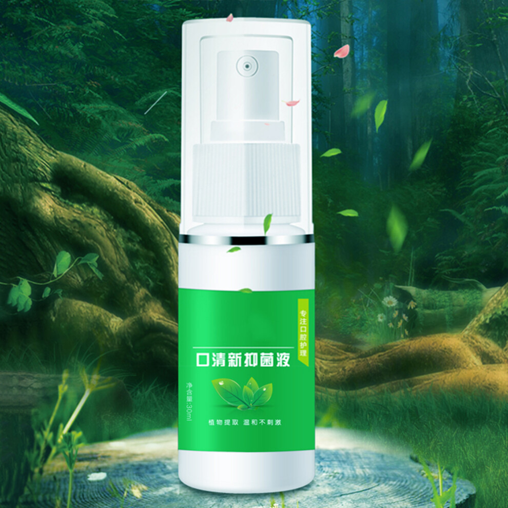 Antibacterial Oral Spray 30ml Mint Freshener for Bad Breath & Toothache