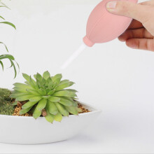 Multi-functional Pink Plant Dust Blower & Camera Cleaner, 14.7cm