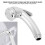 Handheld Bidet Spray Nozzle ABS Electroplated Shower Head Bathroom Accessory 11