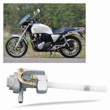 14mm x 1mm Fuel Petcock Switch Valve for Honda CM185T CM200T Silver