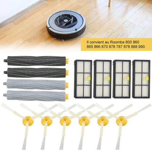 Roomba 800 860 990 Ersatzbürsten Set Kunststoff