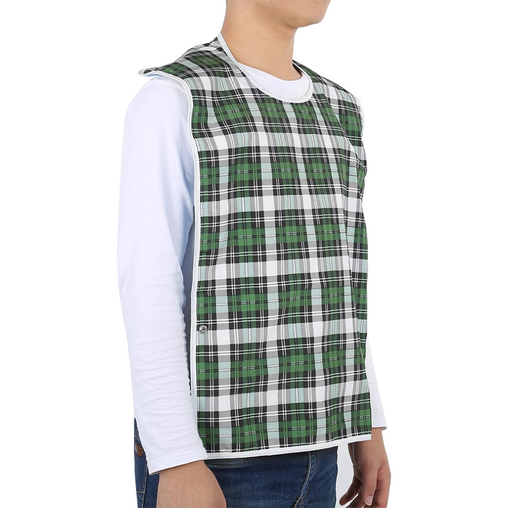 Elderly Waterproof Dinning Bib Double Layer