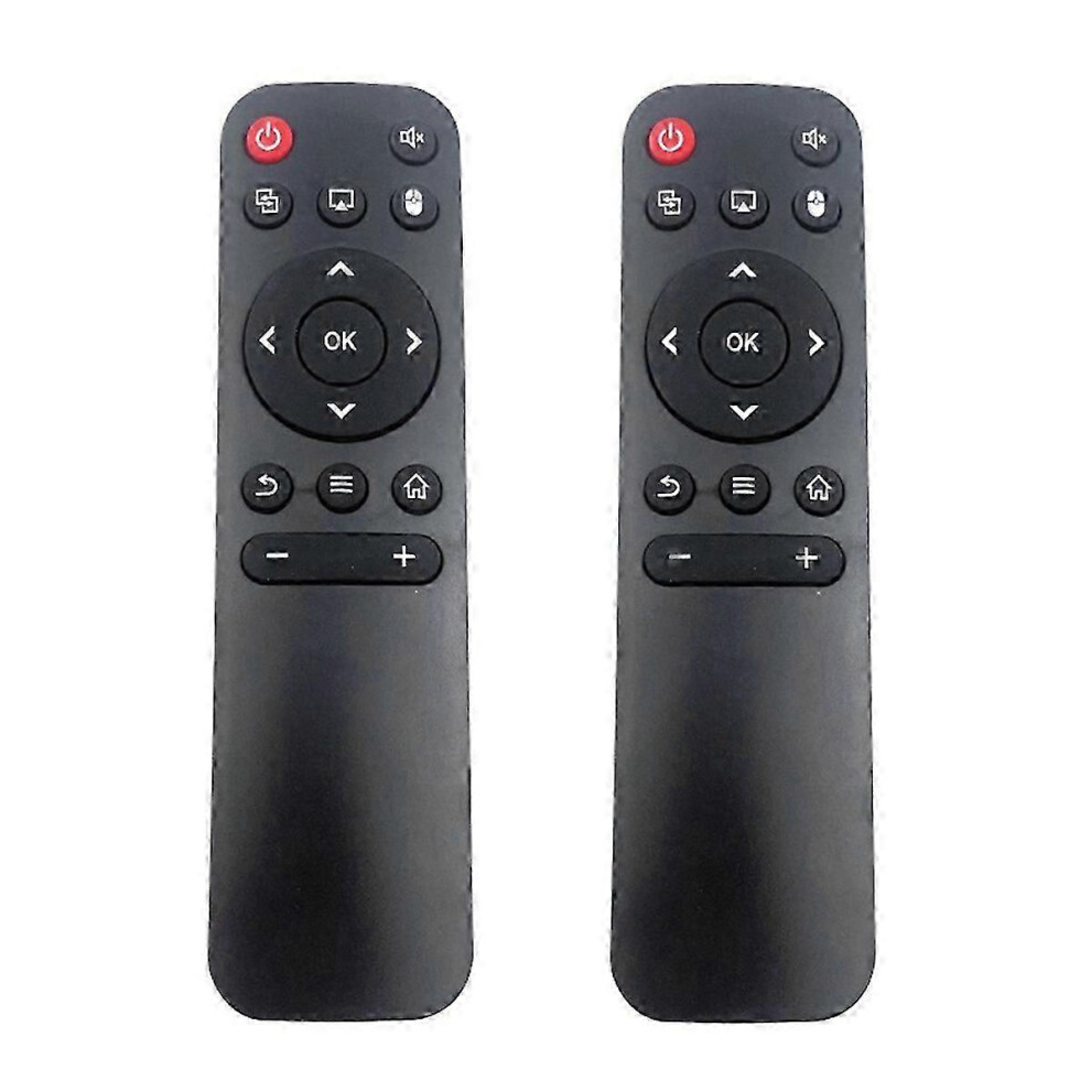 Black 2Pcs Projector Remote Control For Hy300 / Hy300 Pro / Hy320 / Hy320mini Projector Portable Control R