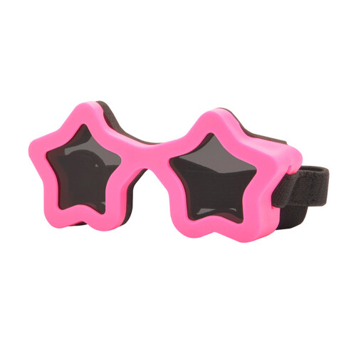 Star Molded Dog Sunglasses Security Thin PC Substance-Pink