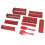 DIY Sushi Making Kit 10Pcs Red Food Grade Plastic Kitchen Accessory 1
