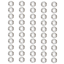 10Pcs Intricate Rhinestones Beads Spacers Alloy Designs for-A