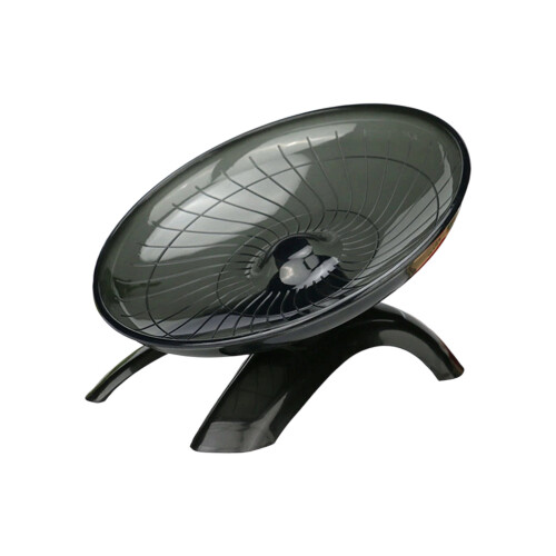 Multiple Functional Hamster Flying Dish Wheel Quiet-black