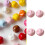 Colorful Interconnected Plastic Beads for-Rose Powder 2