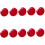 Lemon Themed Acrylic Beads For Handmade Crafts-Red apple 1
